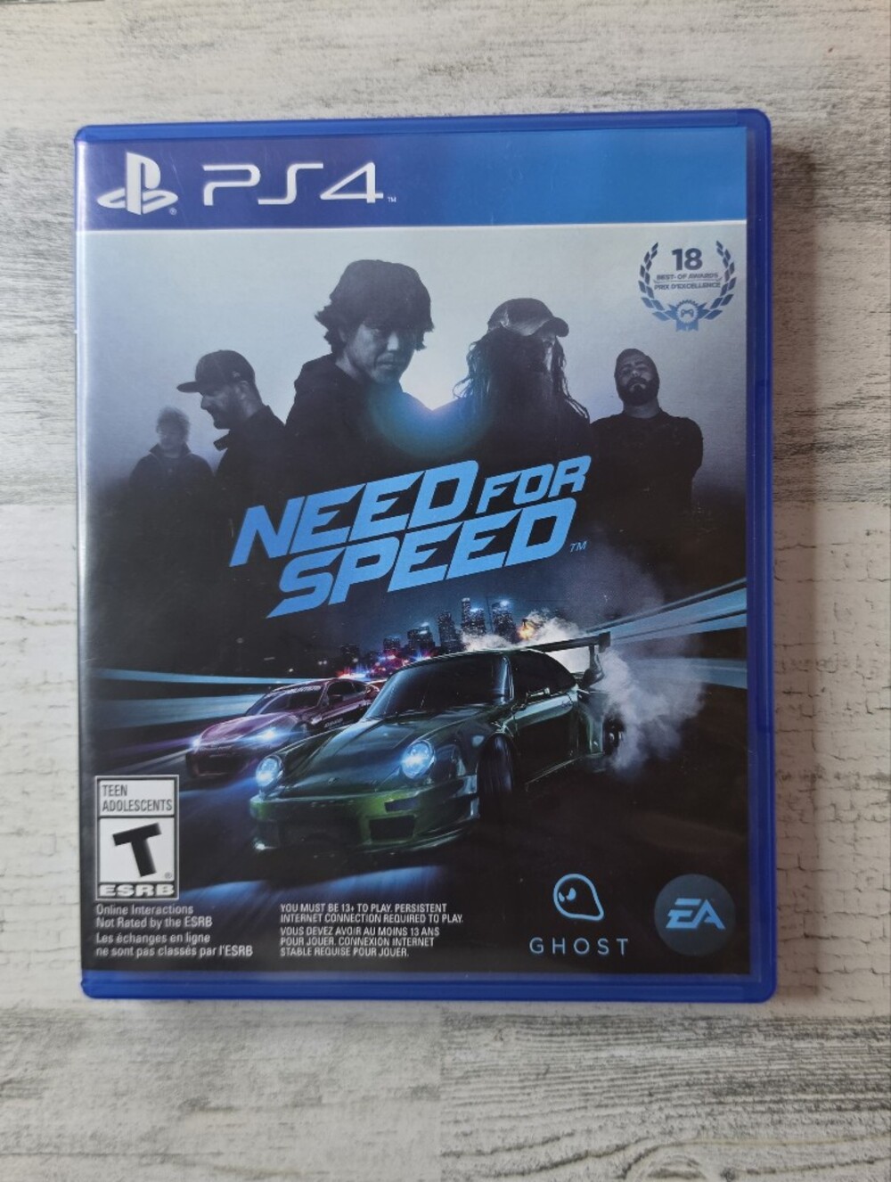 Need for Speed • Sony PlayStation 4 / PS4 • 2015 • EA • Mint Disk